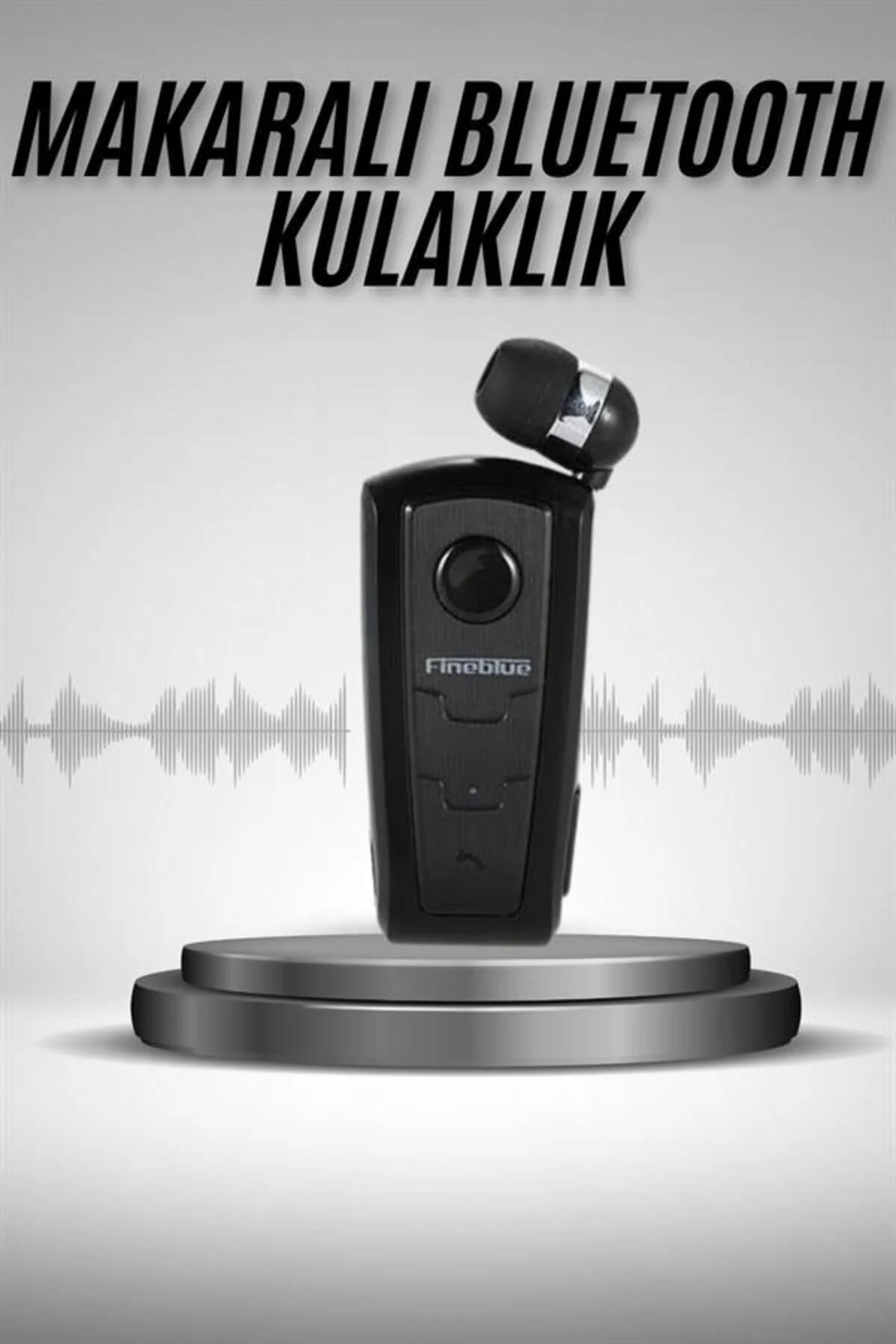 Makaralı Bluetooth Kulakiçi Yaka Kulaklığı Kablosuz Kulaklık - ay