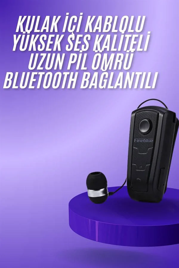 Makaralı Bluetooth Kulakiçi Yaka Kulaklığı Kablosuz Kulaklık Makaralı Bluetooth Kulakiçi Yaka Kulaklığı Kablosuz Kulaklık