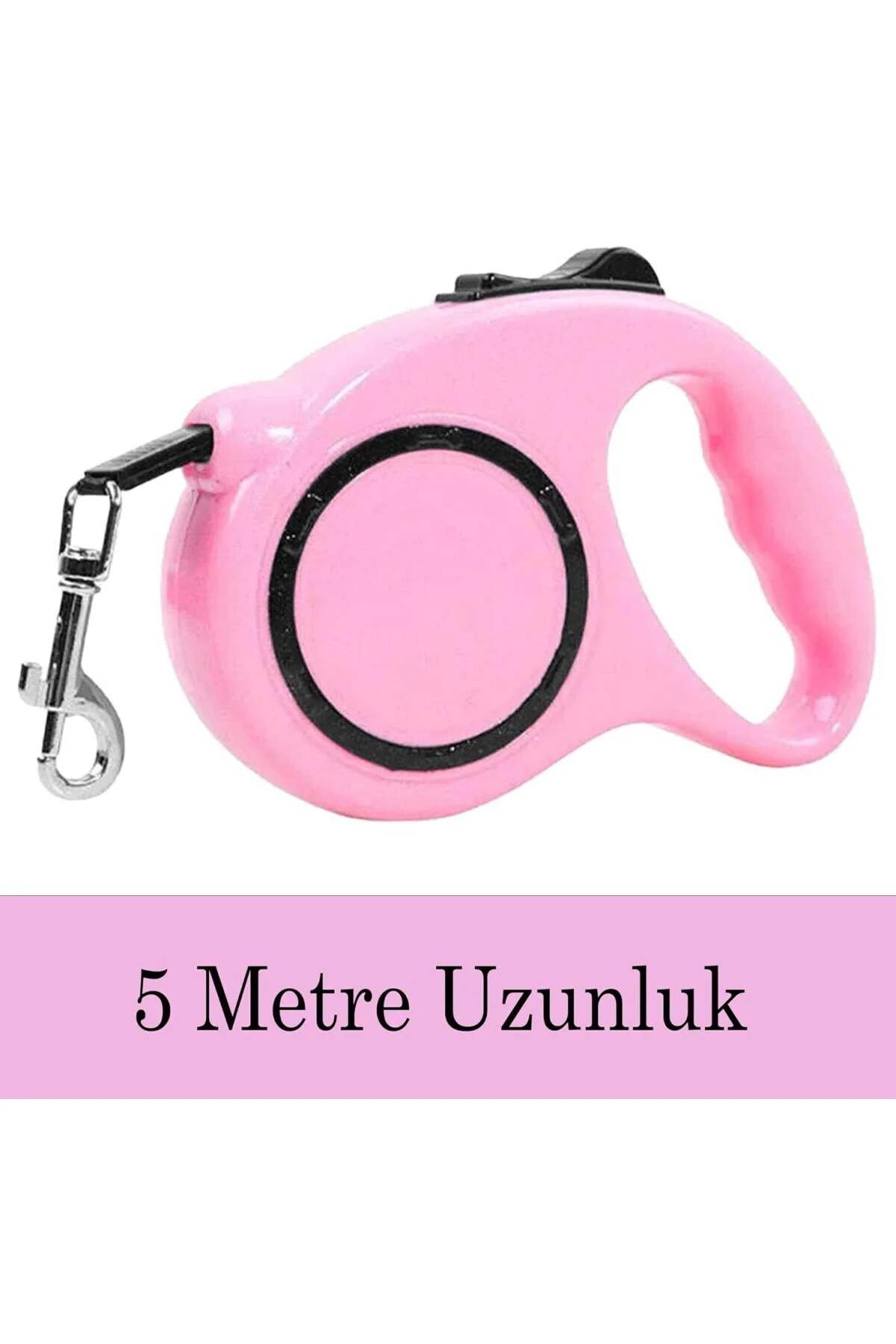 Makaralı Otomatik 5 Metre Geri Çekilebilen Kedi Köpek Tasması Mak
