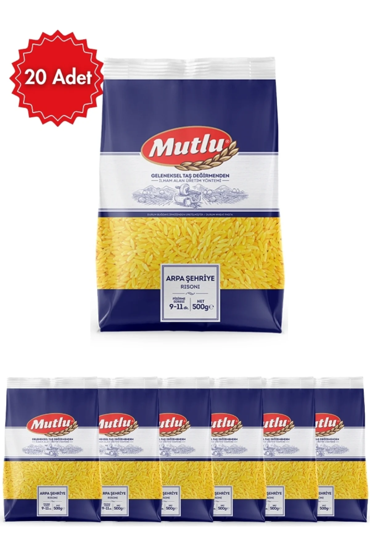 Makarna Arpa Şehriye 500 G x 20 Paket