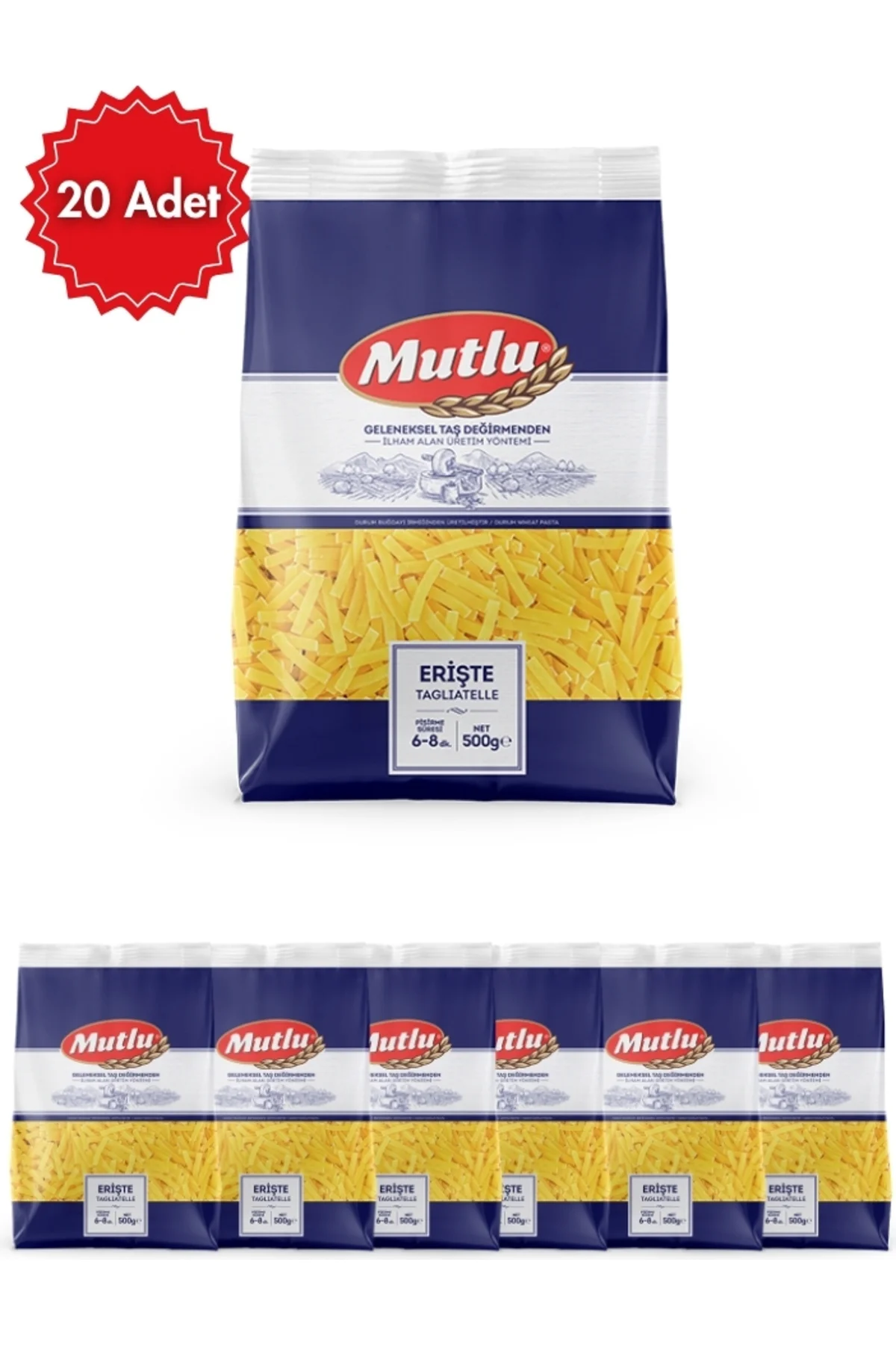 Makarna Erişte 500 G x 20 Paket