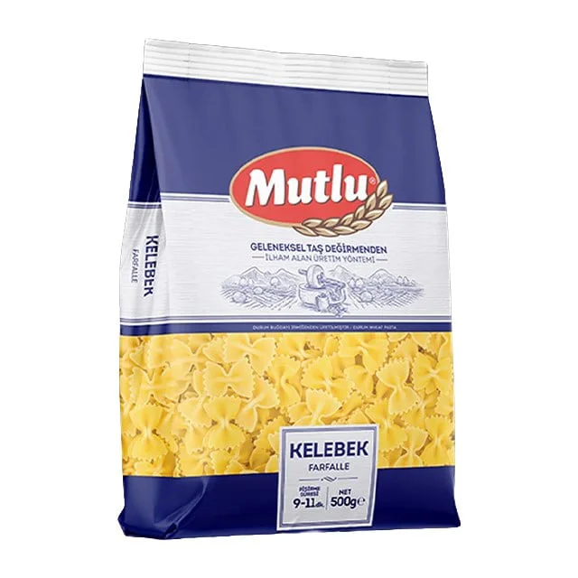 Makarna Kelebek 500gr - Pratik ve Lezzetli Ana Yemek Makarnası Fiyatı, Yorumları ve Özellikleri