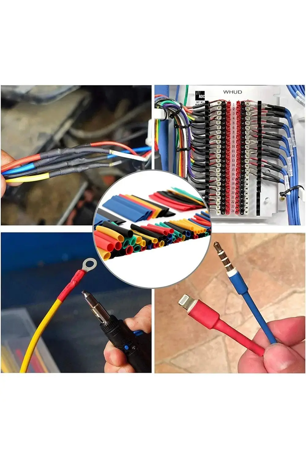 Makaron Kablo Tamir Seti 164 Parça Isıyla Daralan Koruma Kiti Kab