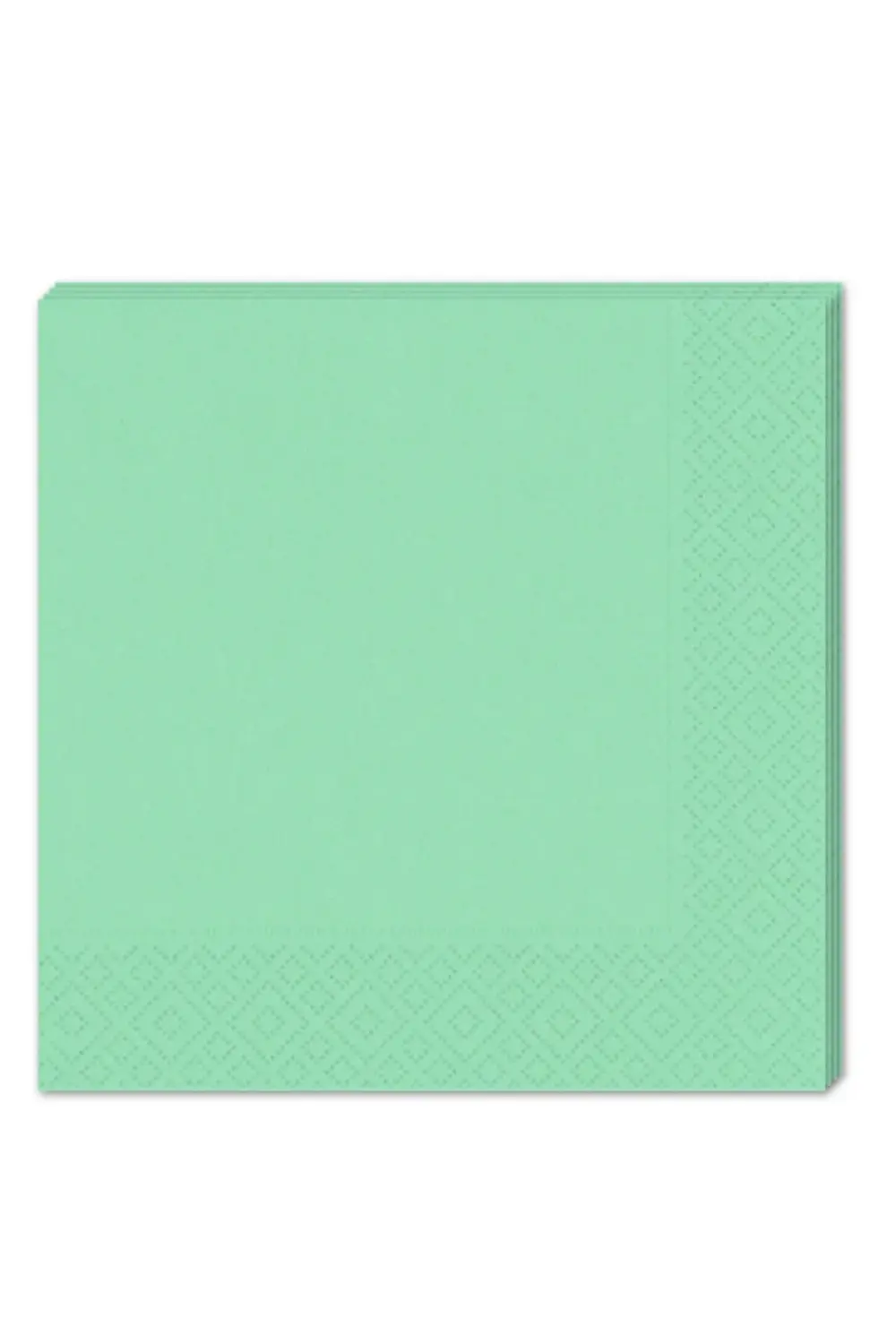 Makaron Peçete, 33 X 33 Cm - 16 Adet - Yeşil