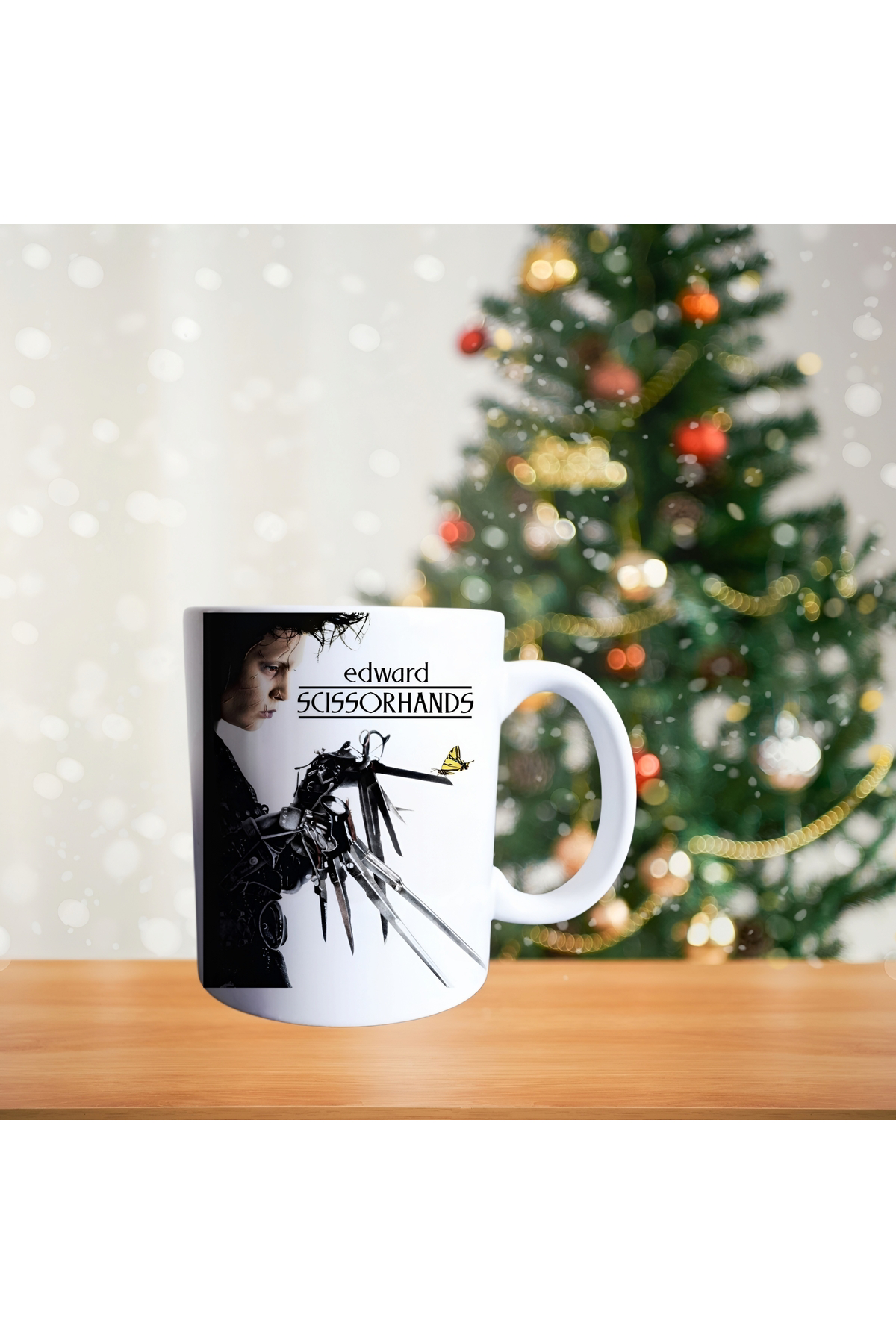 Makas Eller - Edward - johhny deep film temalı porselen kupa