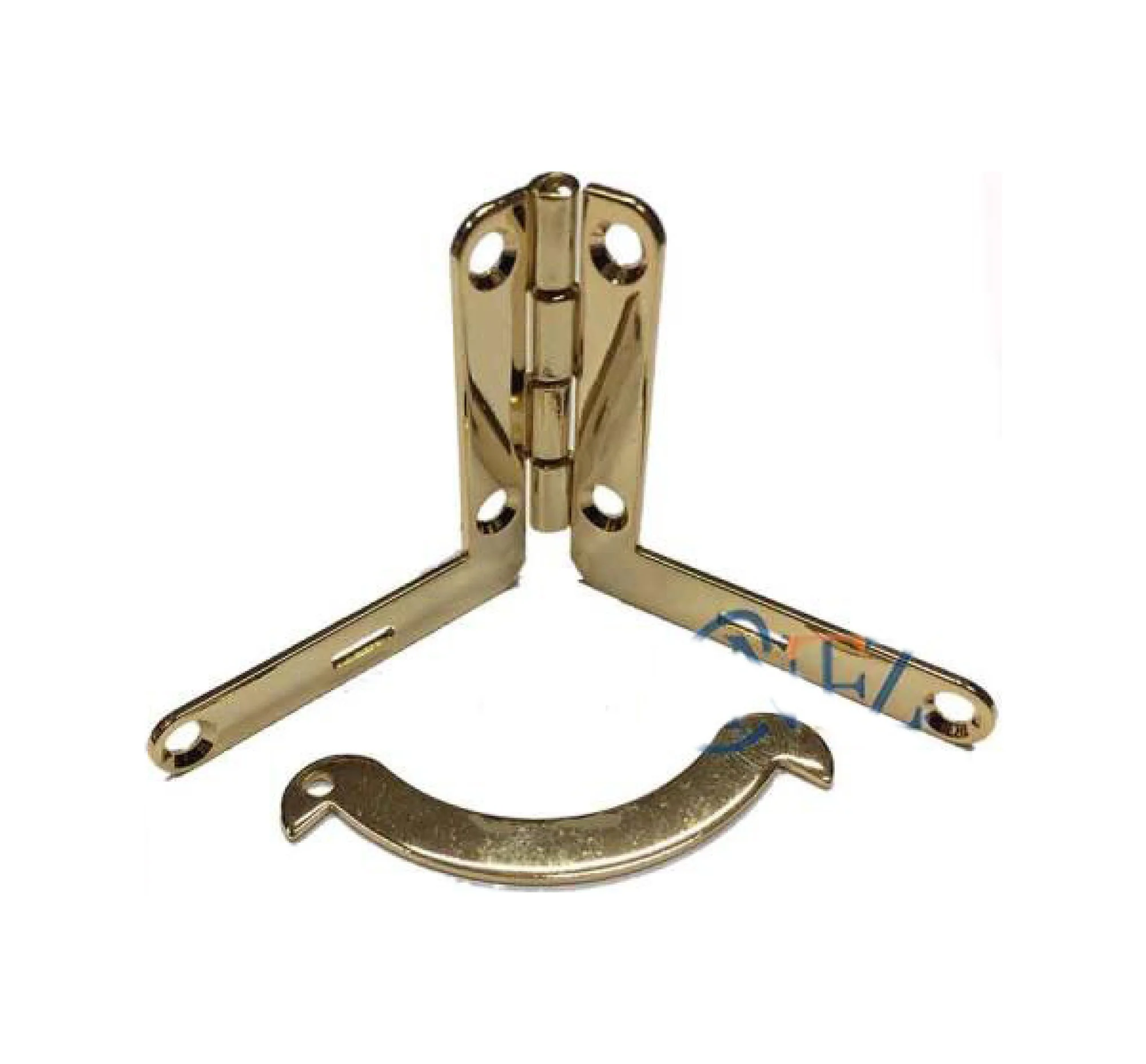 Makaslı Menteşe - 16x36x76mm, Gold, 100 Adet