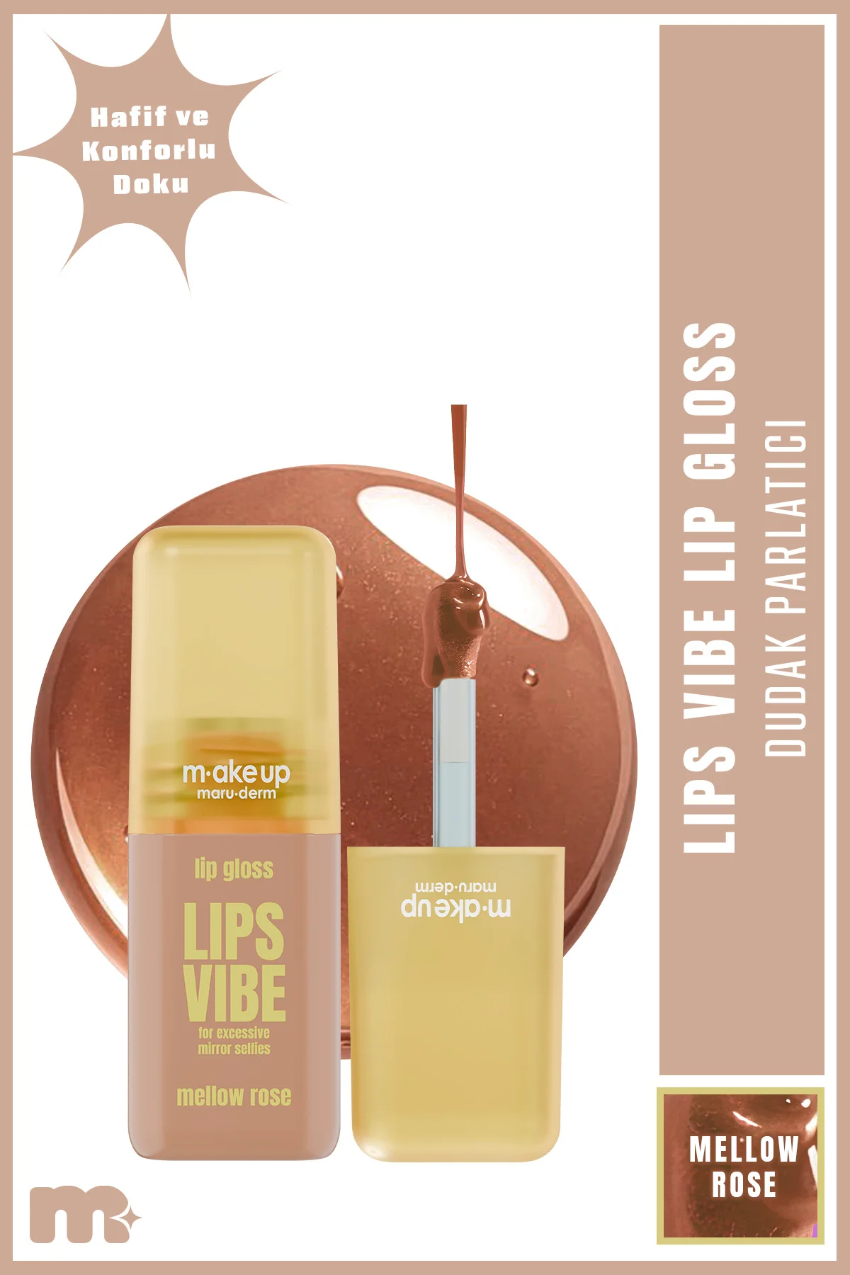 make up maruderm Besleyici ve Nemlendirici Dudak Parlatıcısı – Li