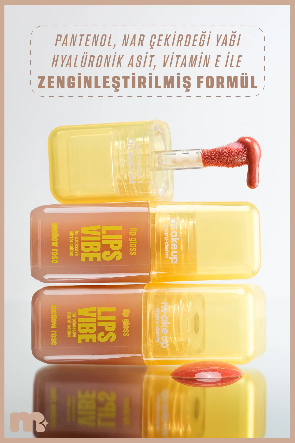 make up maruderm Besleyici ve Nemlendirici Dudak Parlatıcısı – Li
