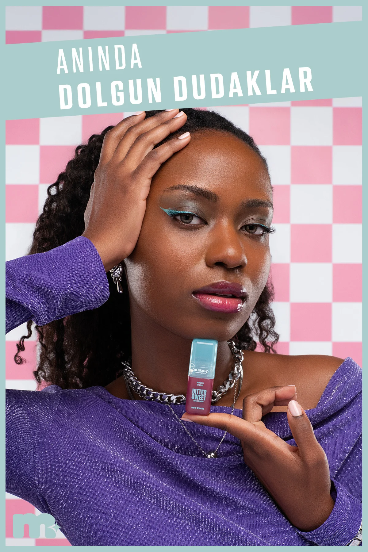 make up maruderm Dolgunlaştırıcı Etkili Dudak Parlatıcısı – Plumping Lip Gloss Warm Brownie - Görsel 4