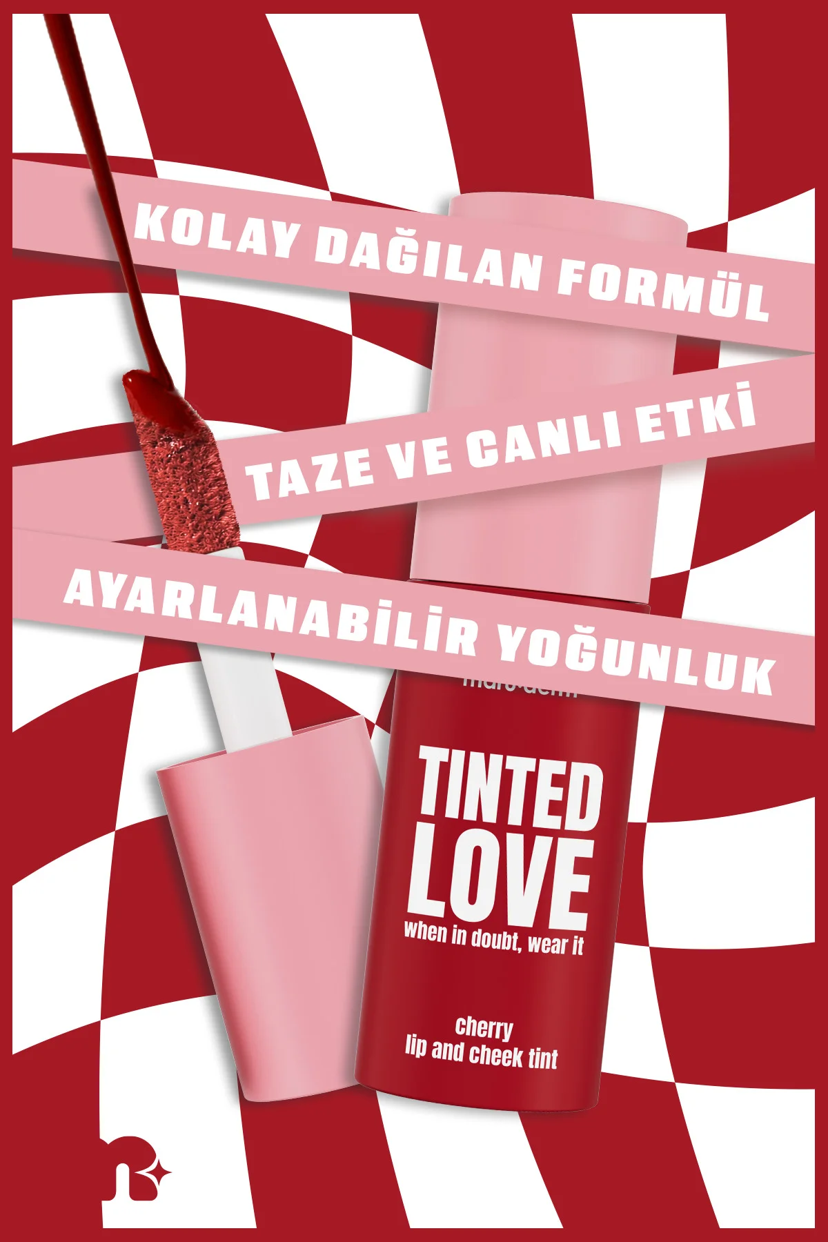 make up maruderm Uzun Süre Kalıcı Parlak Bitişli Allık – Lip & Ch