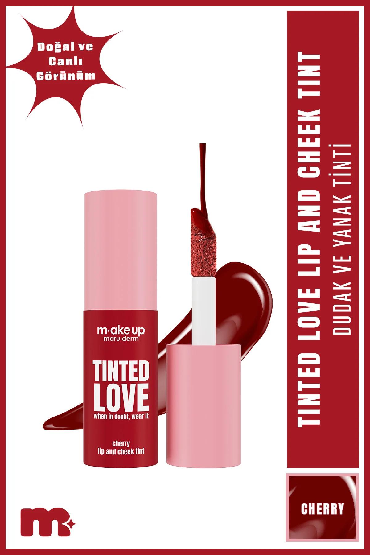 make up maruderm Uzun Süre Kalıcı Parlak Bitişli Allık – Lip & Ch
