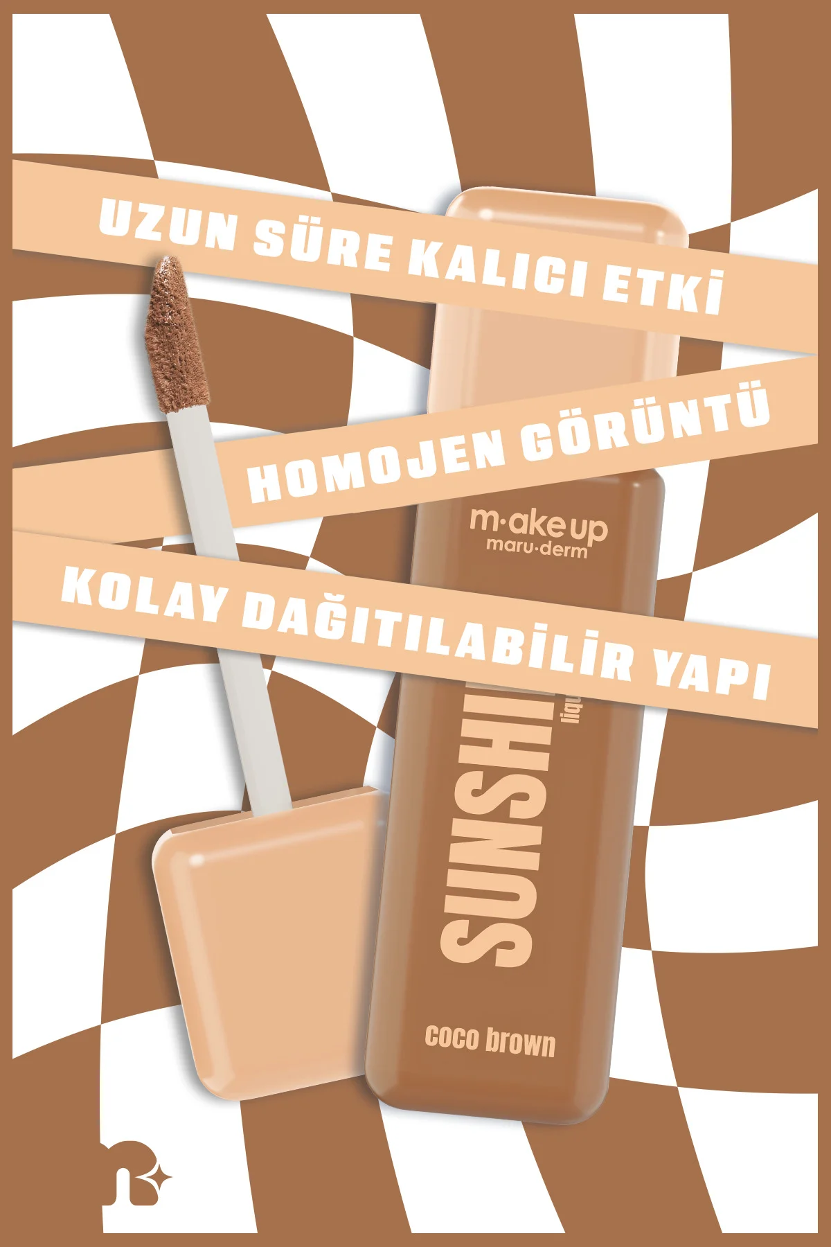 make up maruderm Yoğun Pigmentli Likit Bronzer – Liquid Bronzer Coco Brown make up maruderm Yoğun Pigmentli Likit Bronzer – Liquid Bronzer Coco Brown - Görsel 2