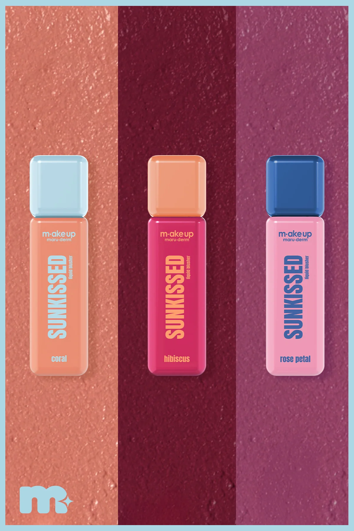 make up maruderm Yoğun Pigmentli Likit Allık – Liquid Blush Coral