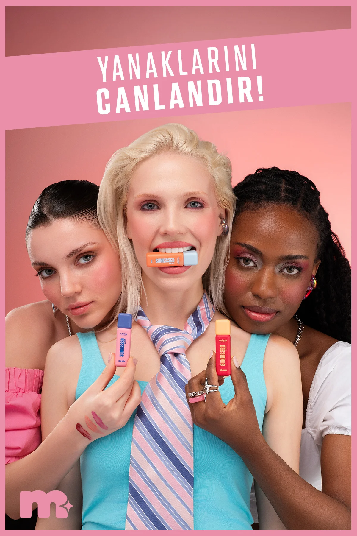 make up maruderm Yoğun Pigmentli Likit Allık – Liquid Blush Rose 