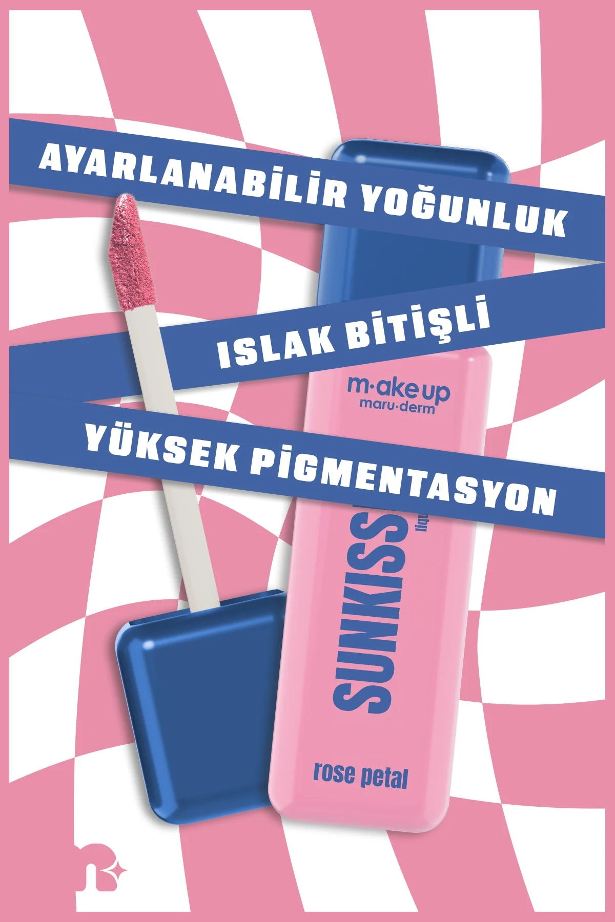 make up maruderm Yoğun Pigmentli Likit Allık – Liquid Blush Rose 