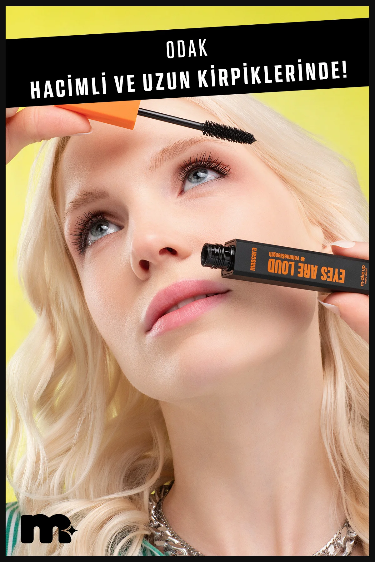 make up maruderm Yoğun Hacim ve Uzatma Etkili Maskara – Volume & 