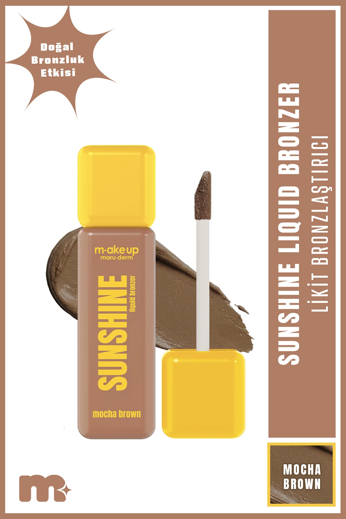 make up maruderm Yoğun Pigmentli Likit Bronzer – Liquid Bronzer M