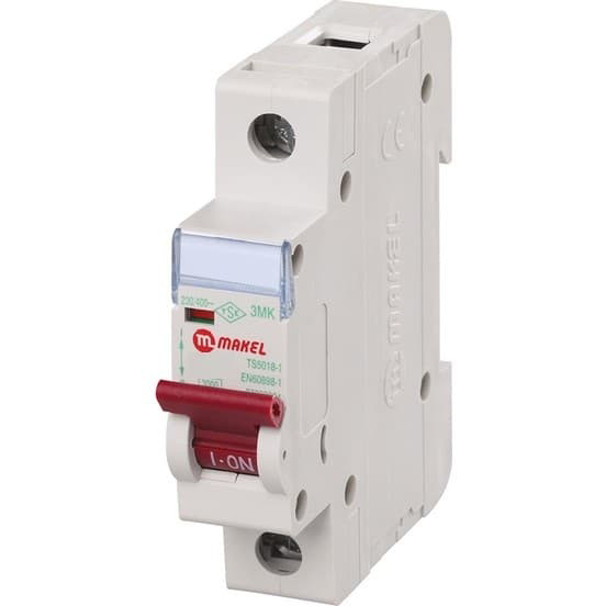 Makel  63A 1 Kutuplu 3Ka Sigorta