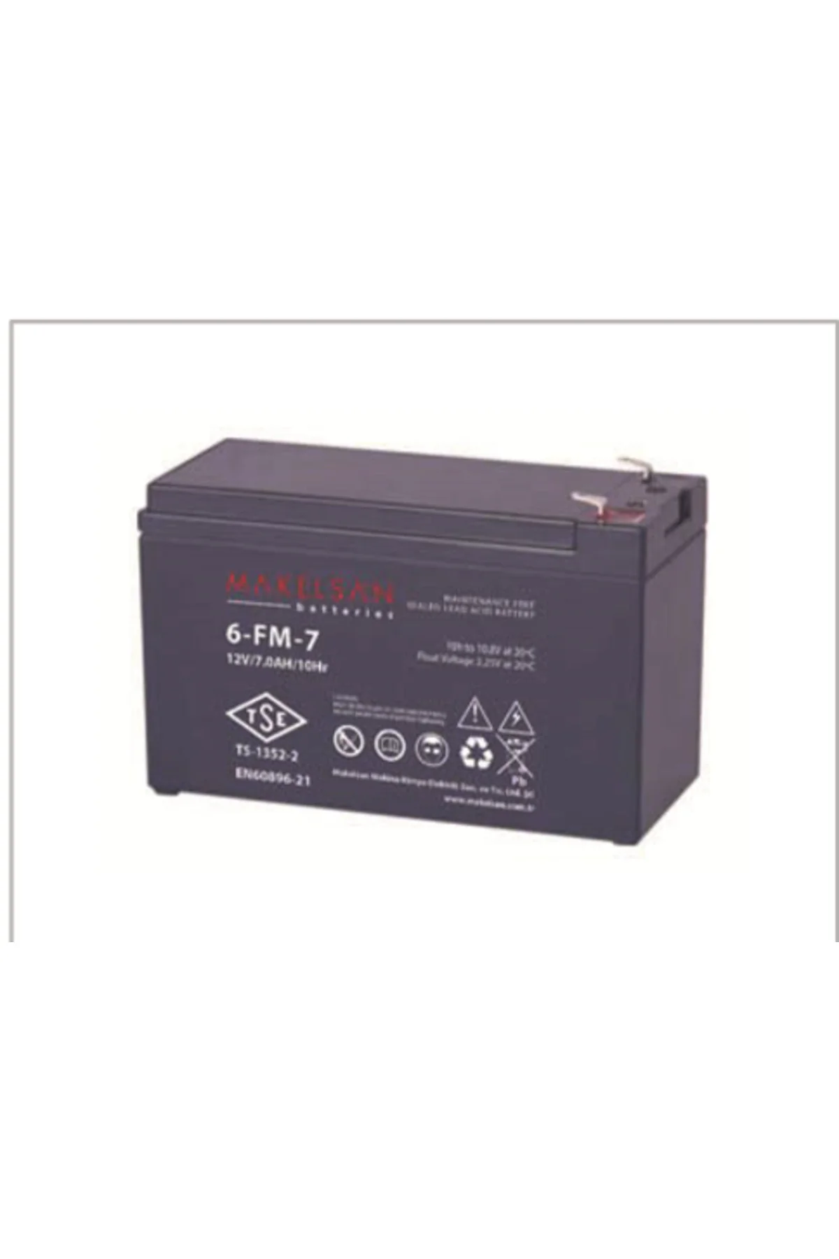 Makelsan 12V 7Ah Tam Bakimsiz Kuru Akü