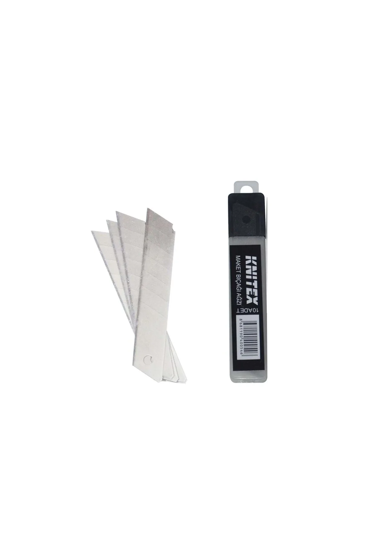 Maket Bıçağı Yedeği Ucu Kalın 18 Mm Bıçak 10 Adet