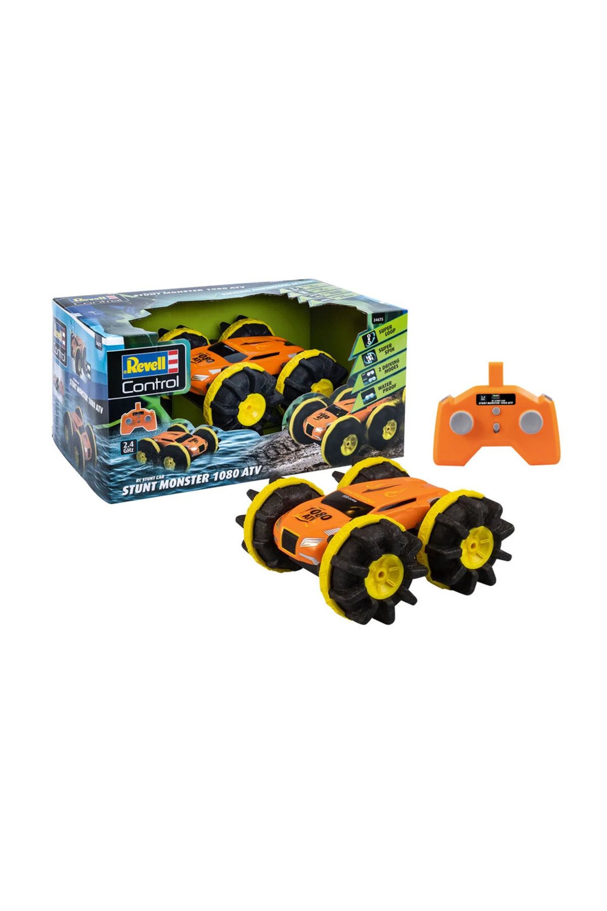 Maket Uzaktan Kumandalı Araç Akrobat Araba 1080 ATV 24675