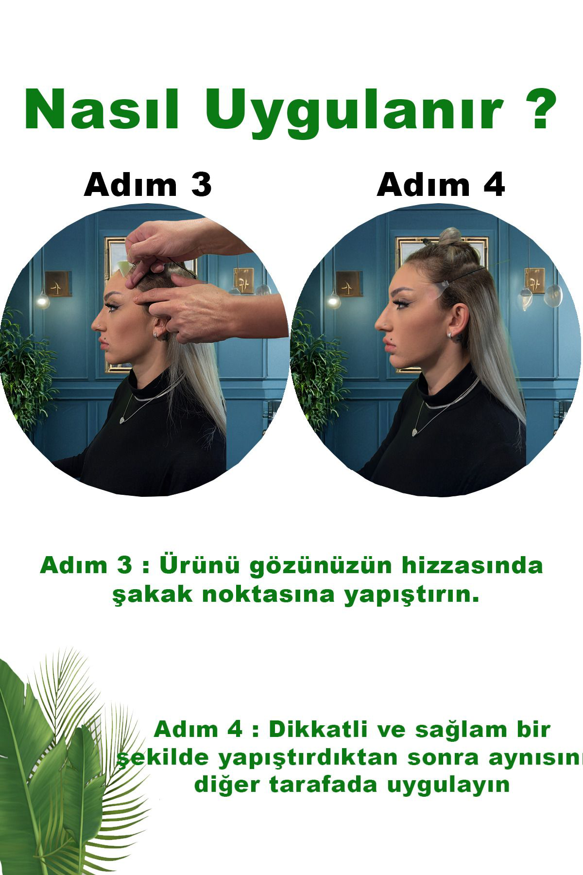 Makeup Artist Ürünü Profesyonel Yüz-kaş-boyun Gerdirme Bantı Ipli