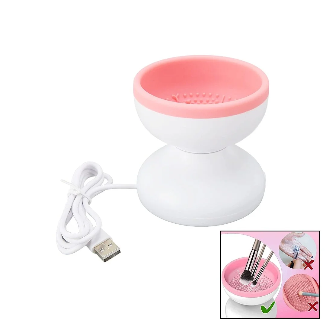 Makeup Brush Cleaner Makyaj Fırça Temizleme Makinesi  Usb Çalışma - Silikon Tırtıklı Hazne Bx40 Fiyatı, Yorumları ve Özellikleri