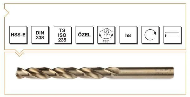 Makina Takım HSS-E Altın Seri İnox Delme Matkap Ucu 4 mm Fiyatı, Yorumları ve Özellikleri