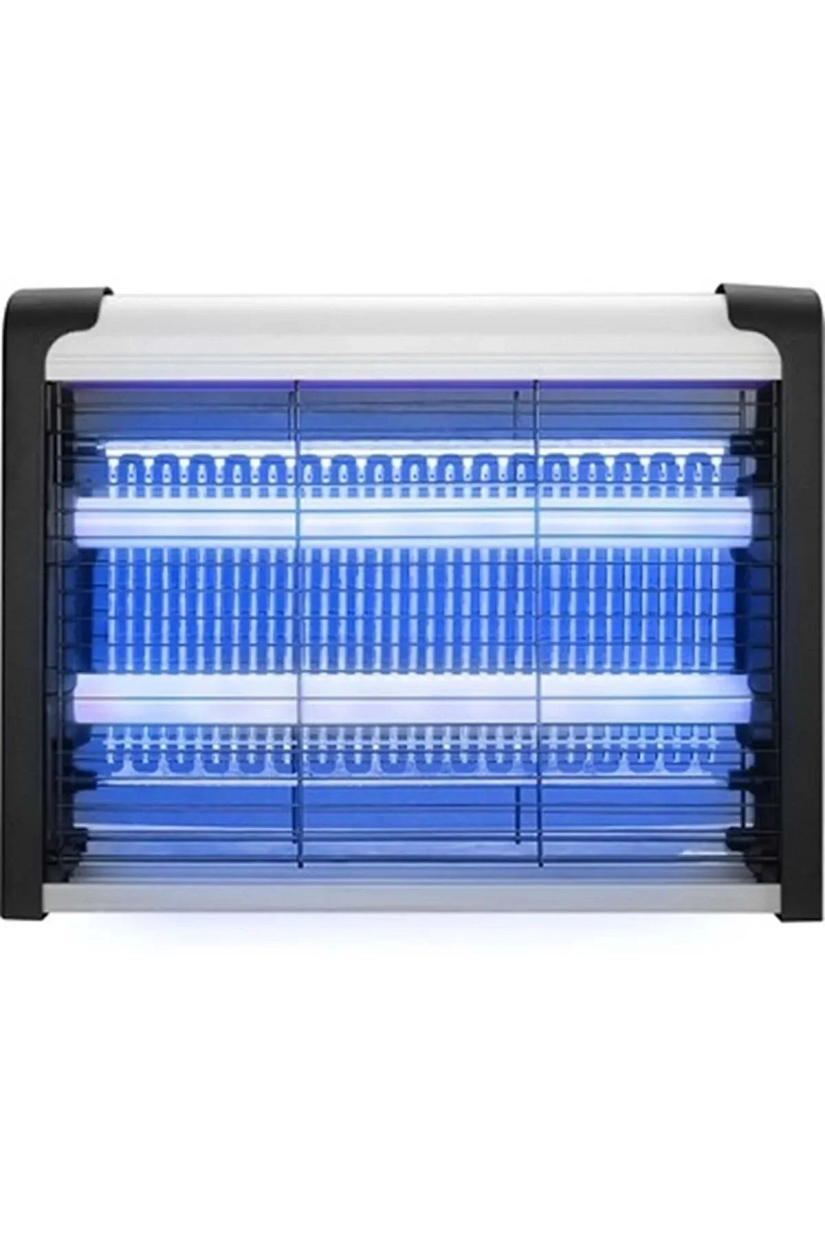 Makine formunda küçük boy, iki ledli, 8 watt, 2000v sinek öldürücü, tehlikeli değil