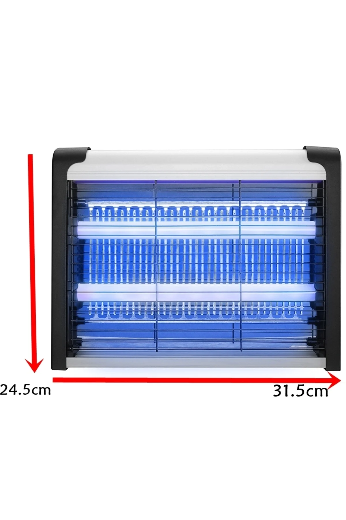 Makine formunda mavi ışıklı sinek ve böcek öldürücü kovucu, tehlikeli değil, 2x4 watt