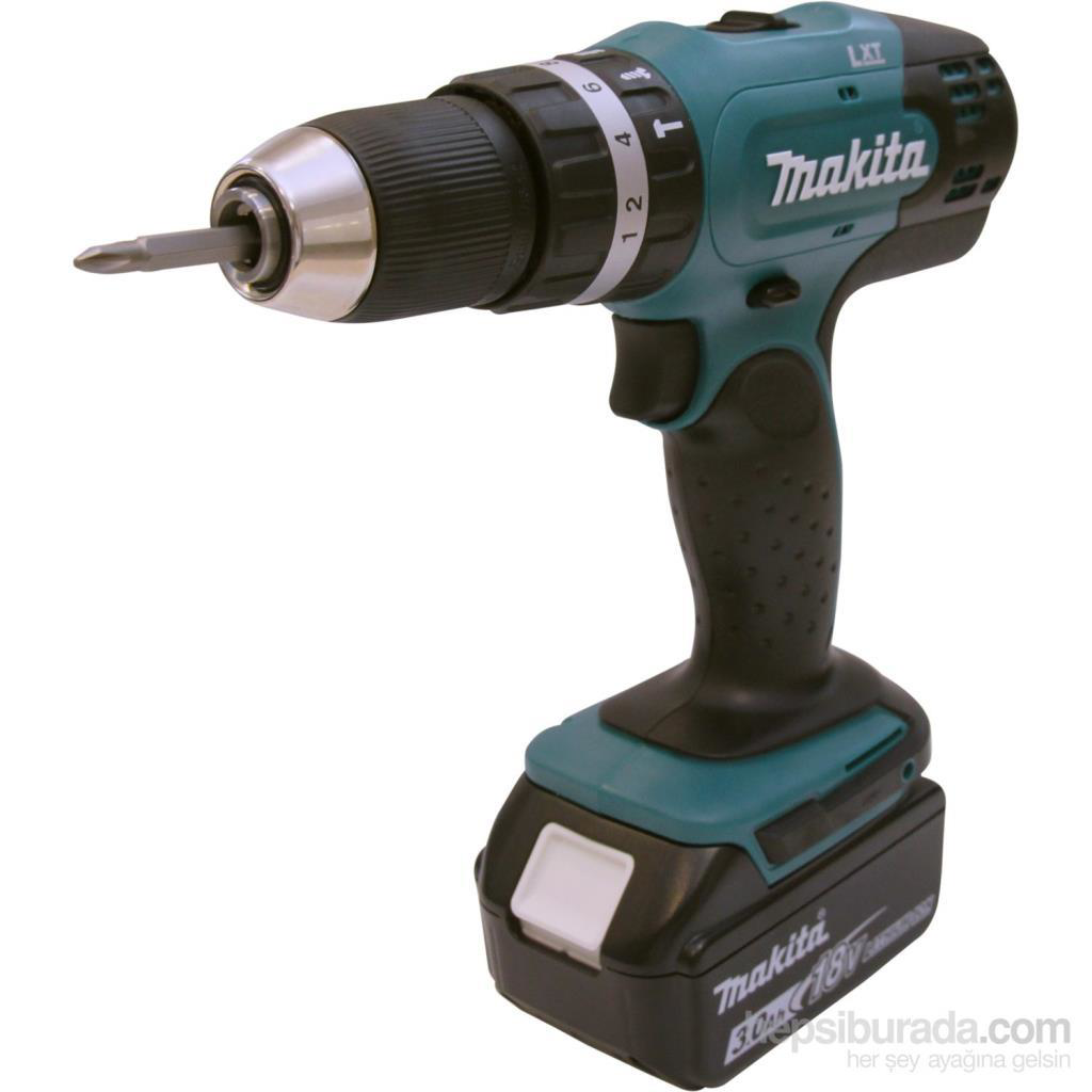 Makita Dhp453sfe3 3 Akülü Darbeli Matkap Vidalama 18V/3.Ah Makita Dhp453sfe3 3 Akülü Darbeli Matkap Vidalama 18V/3.Ah