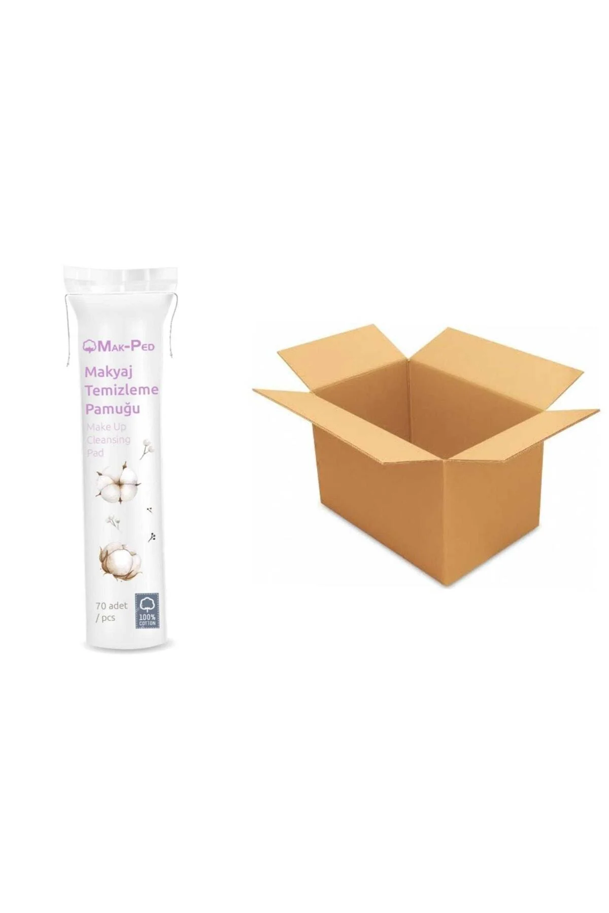 Makped Makyaj Temizleme Pamuğu 1 Koli (48 Adet)