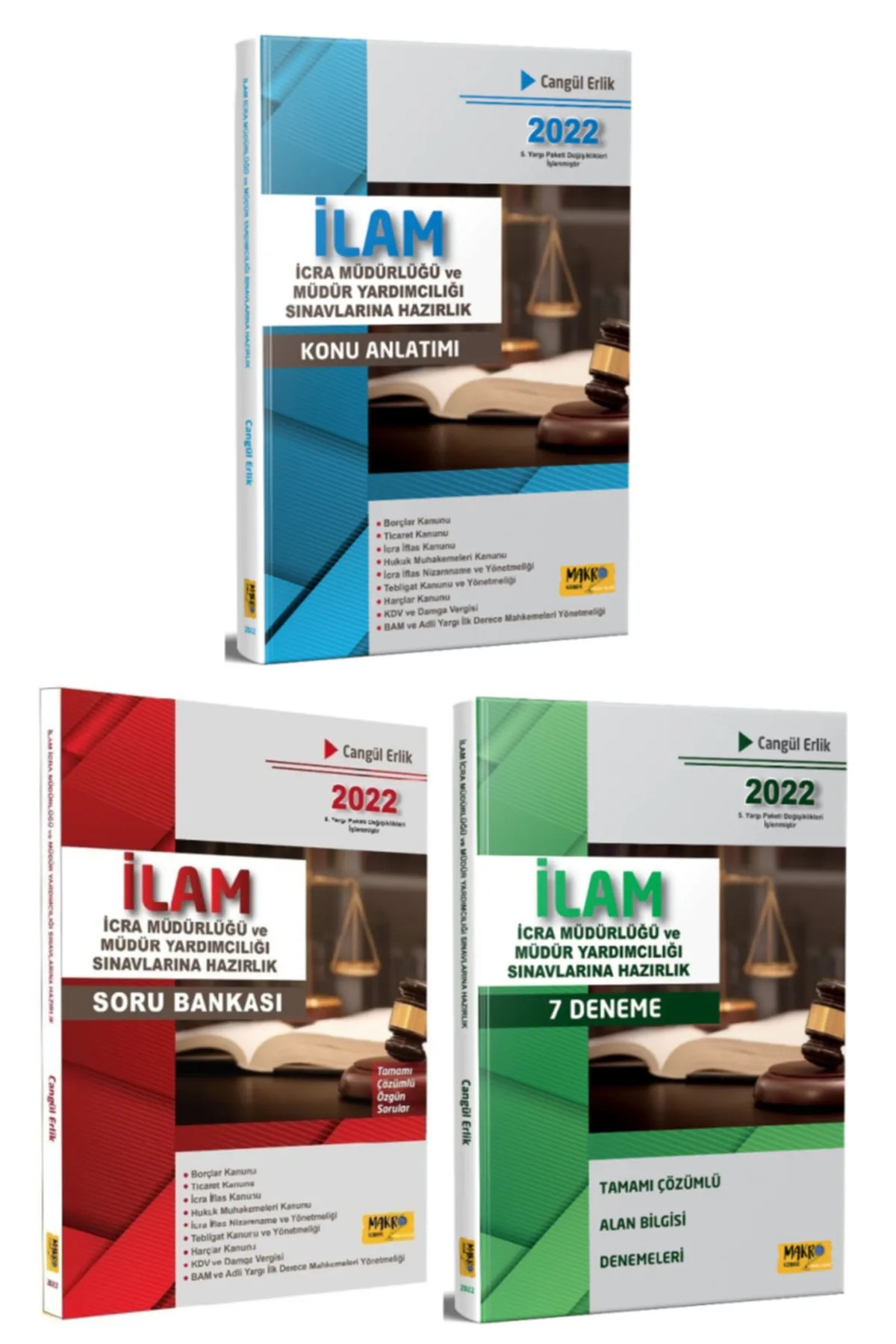 Makro Kitabevi İLAM Icra Müdürlüğü Ve Yardımcılığı Konu+Soru + De