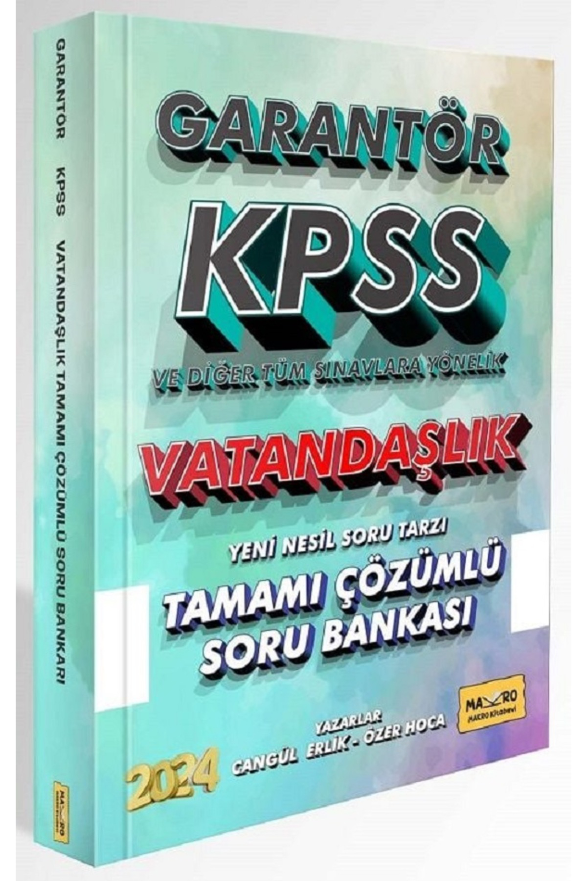 Makro Kitabevi 2024 KPSS Vatandaşlık Garantör Soru Bankası Çözüml
