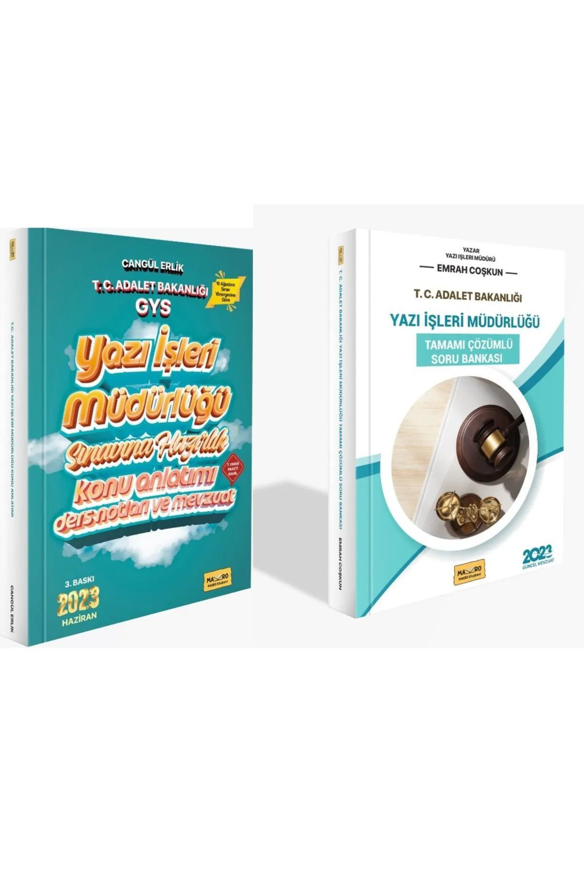 Makro Kitabevi 2023 T.C. Adalet Bakanlığı Yazı İşleri Müdürlüğü K