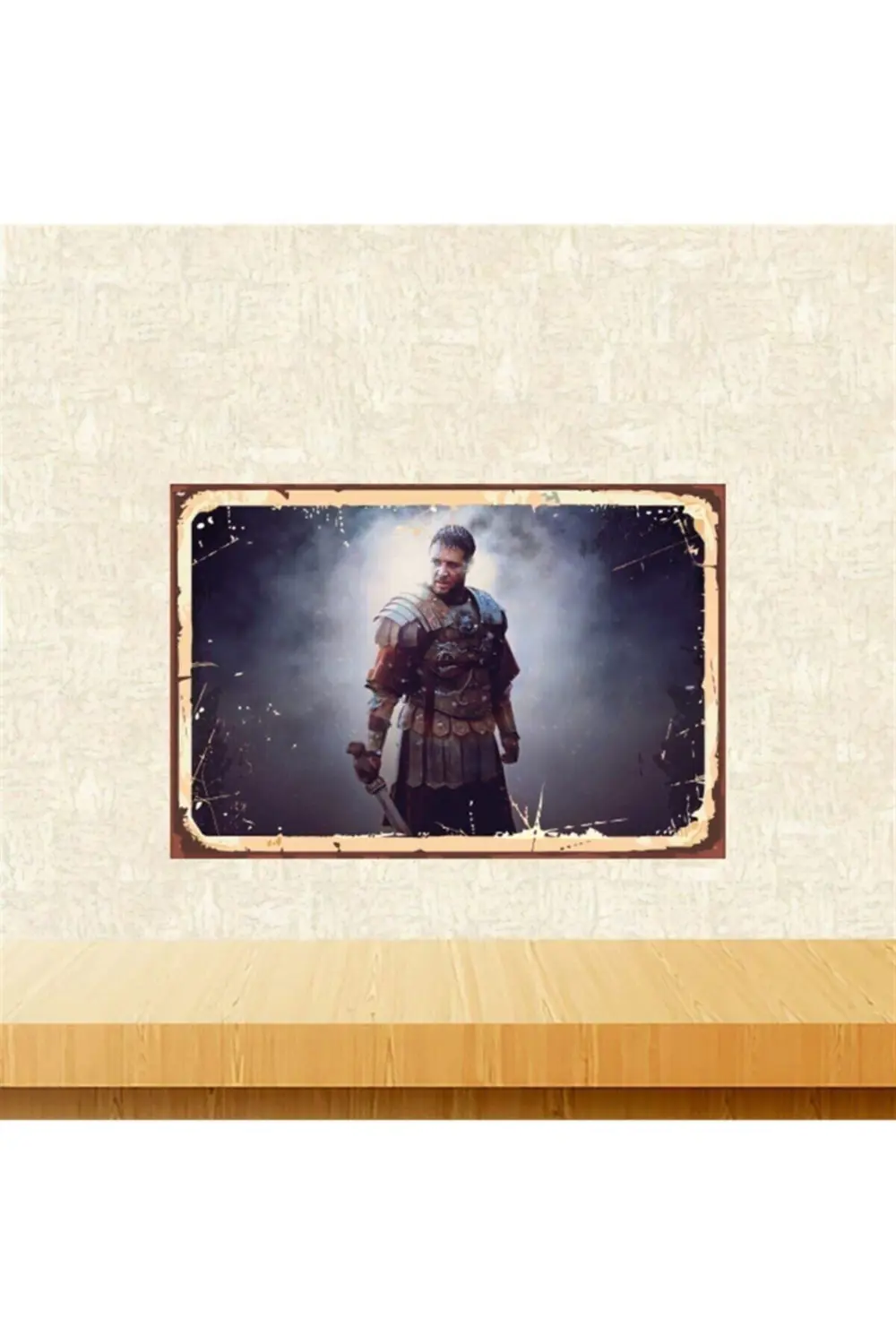 Maksimus Film Tasarımlı 20-30 Cm Retro Ahşap Tablo Tkfx5701