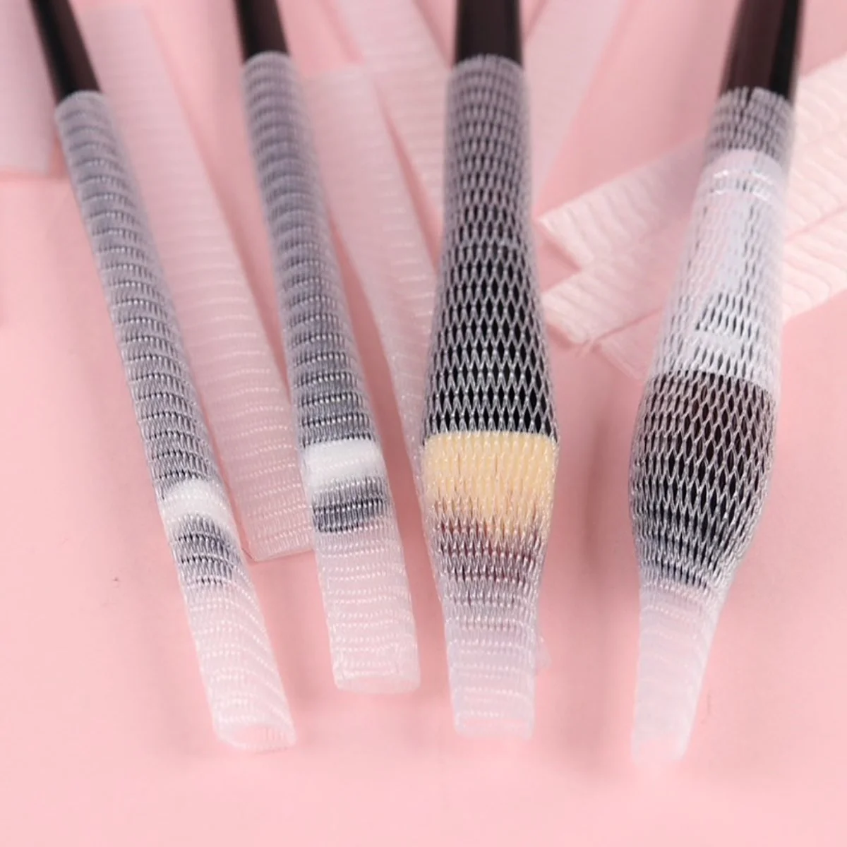 Makyaj Far Allık Kontür Eyeliner Fırça Malzemeleri Ürünleri Koruyucu File Kapak Örgü Kılıf Set 20li Bx40 Makyaj Far Allık Kontür Eyeliner Fırça Malzemeleri Ürünleri Koruyucu File Kapak Örgü Kılıf Set 20li Bx40