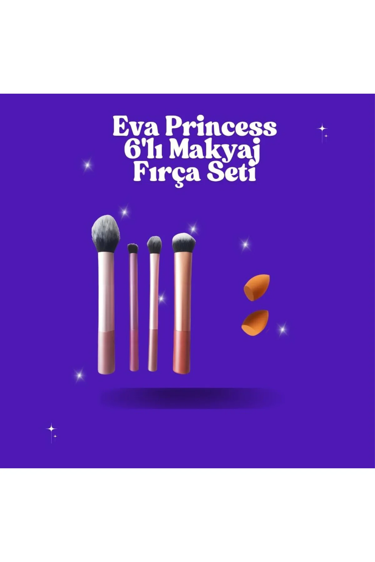 MAKYAJ FIRÇASI SETİ - 6 PARÇA