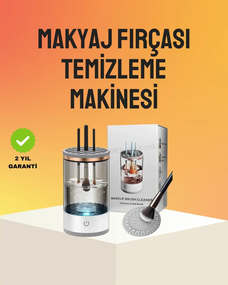 Makyaj Fırçası Yıkama ve Kurutma Cihazı - Hijyenik ve Hızlı Temizlik