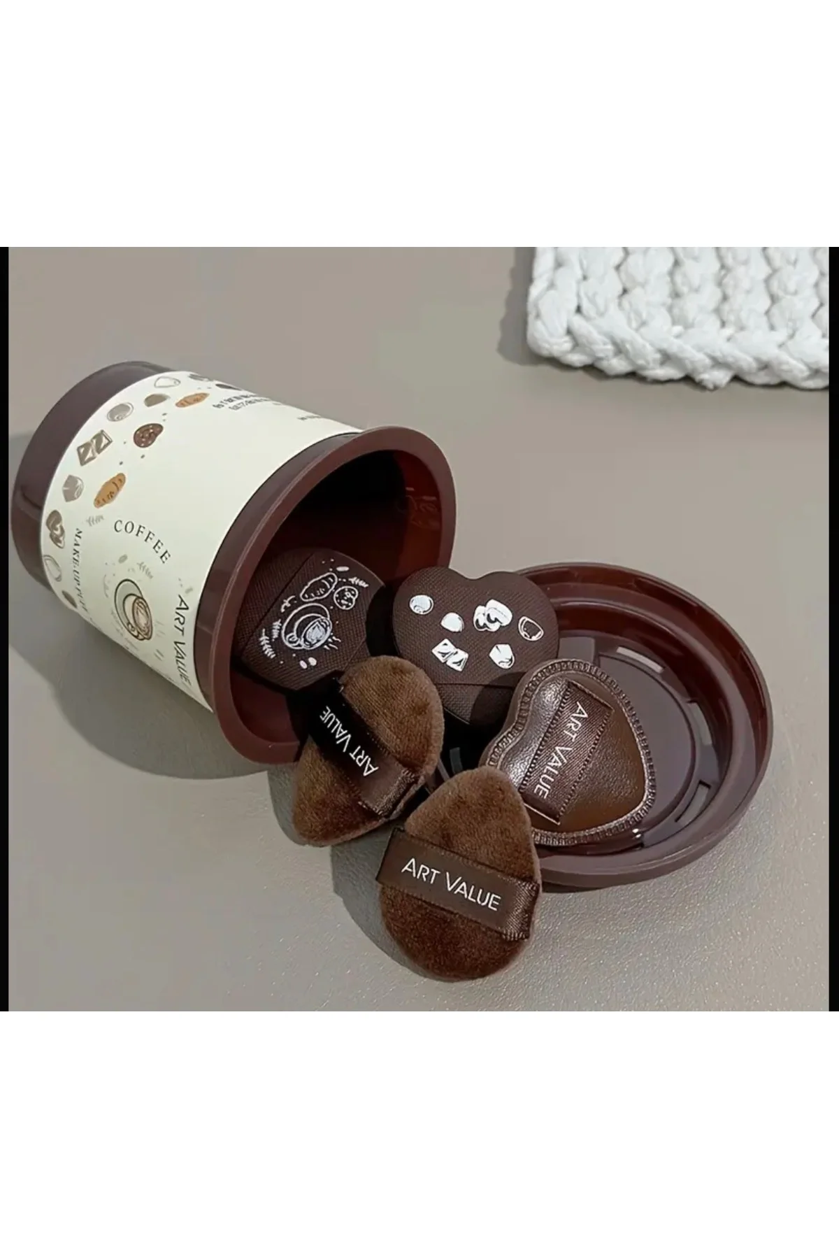 Makyaj Süngeri, Mini Baş Parmak Süngerleri, Taşınabilir Make Up, 