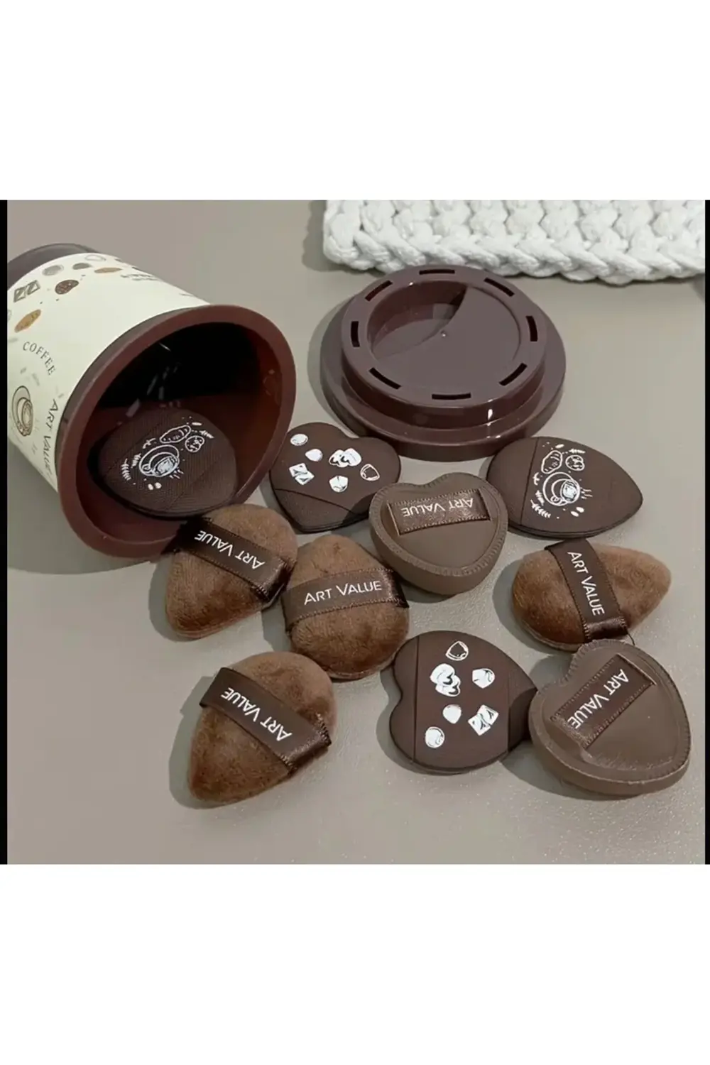 Makyaj Süngeri, Mini Baş Parmak Süngerleri, Taşınabilir Make Up,