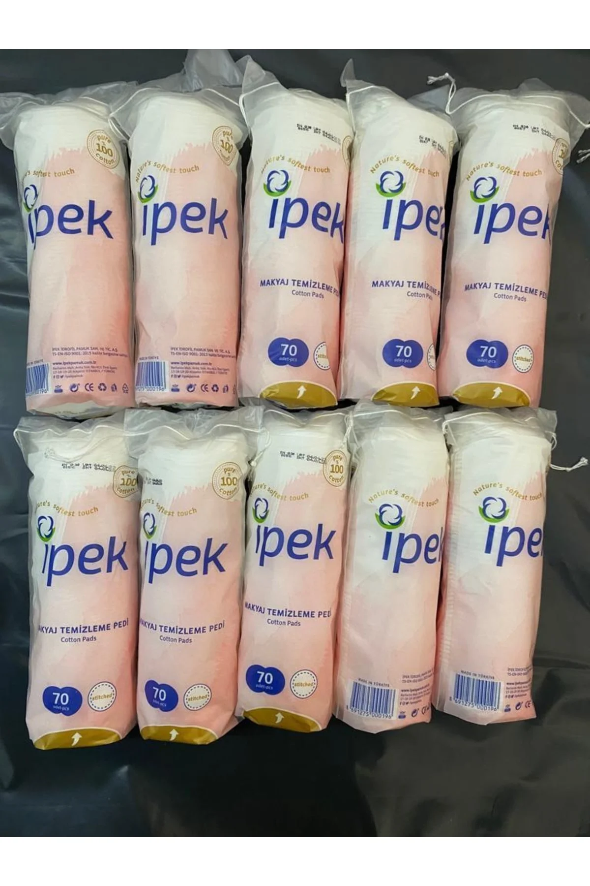 Makyaj Temizleme Pamuğu 70adet X 10 Paket