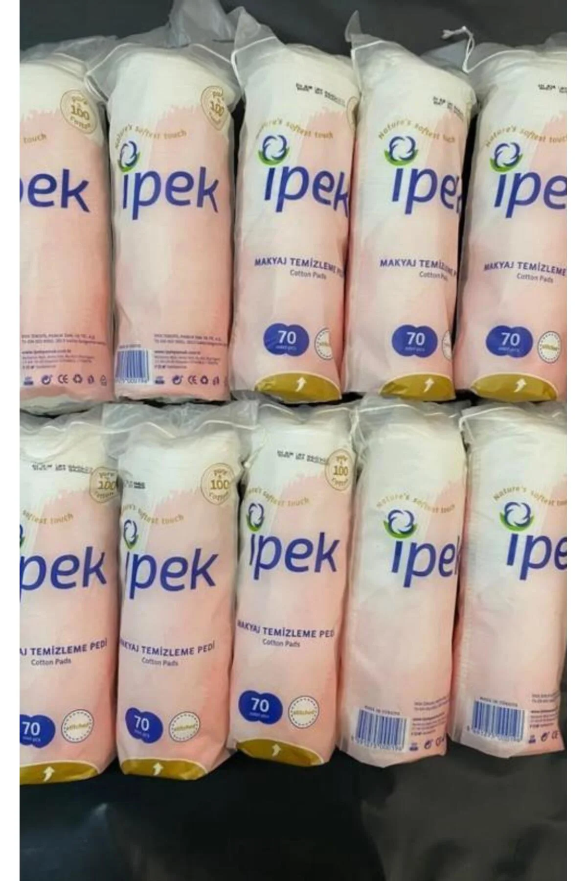 Makyaj Temizleme Pamuğu 70adet X 10 Paket
