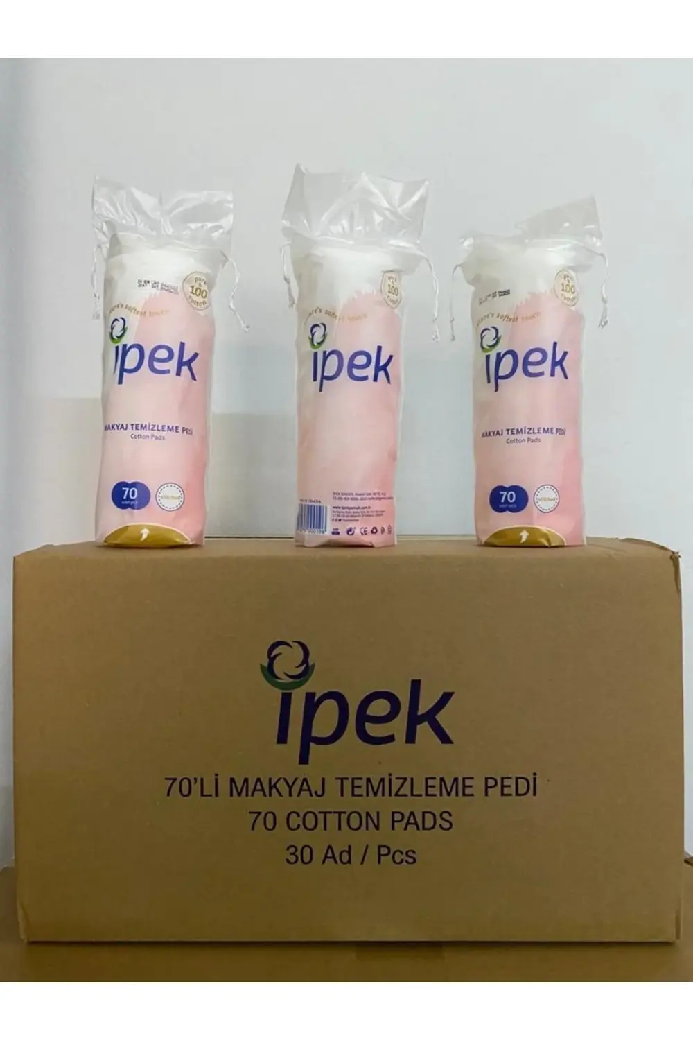 Makyaj Temizleme Pamuğu 70 Adet X 30 Paket