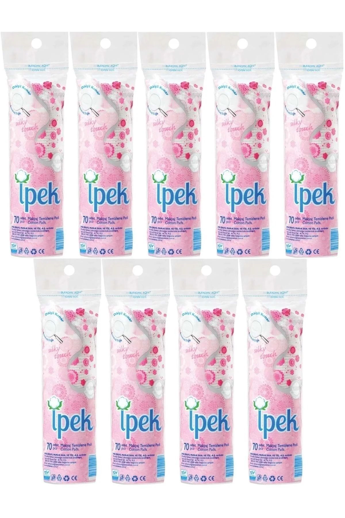 Makyaj Temizleme Pedi 630 Adet (9pk*70)