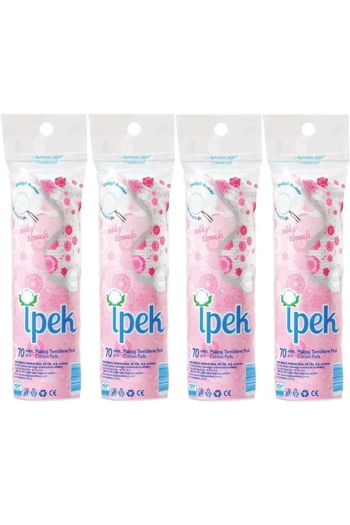 Makyaj Temizleme Pedi 280 Adet (4pk*70)