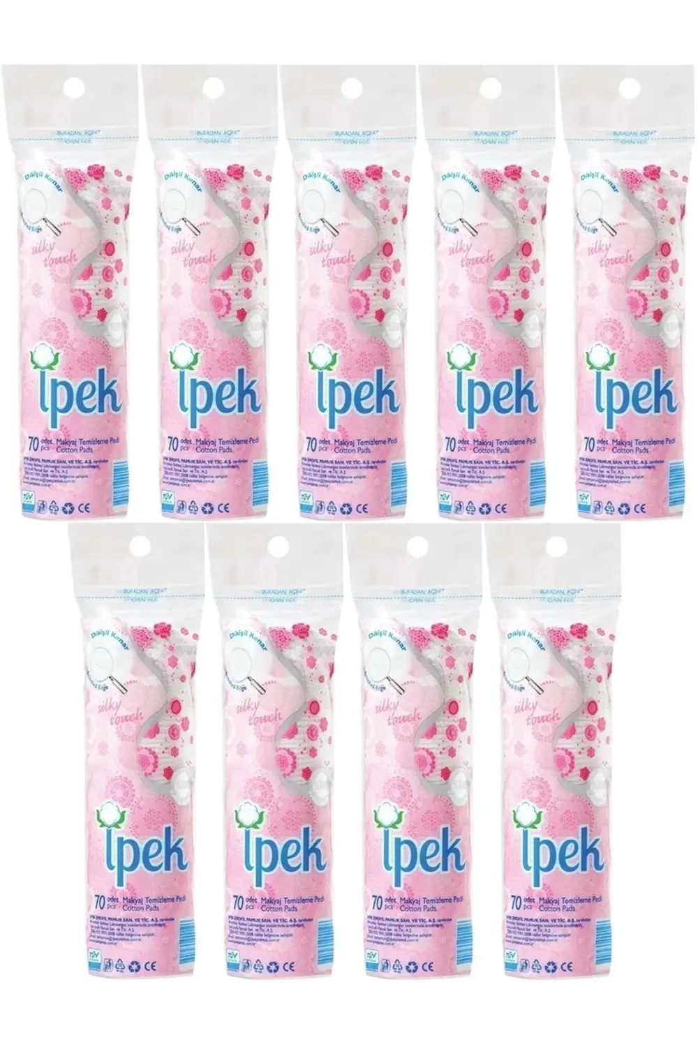 Makyaj Temizleme Pedi 630 Adet (9pk*70)