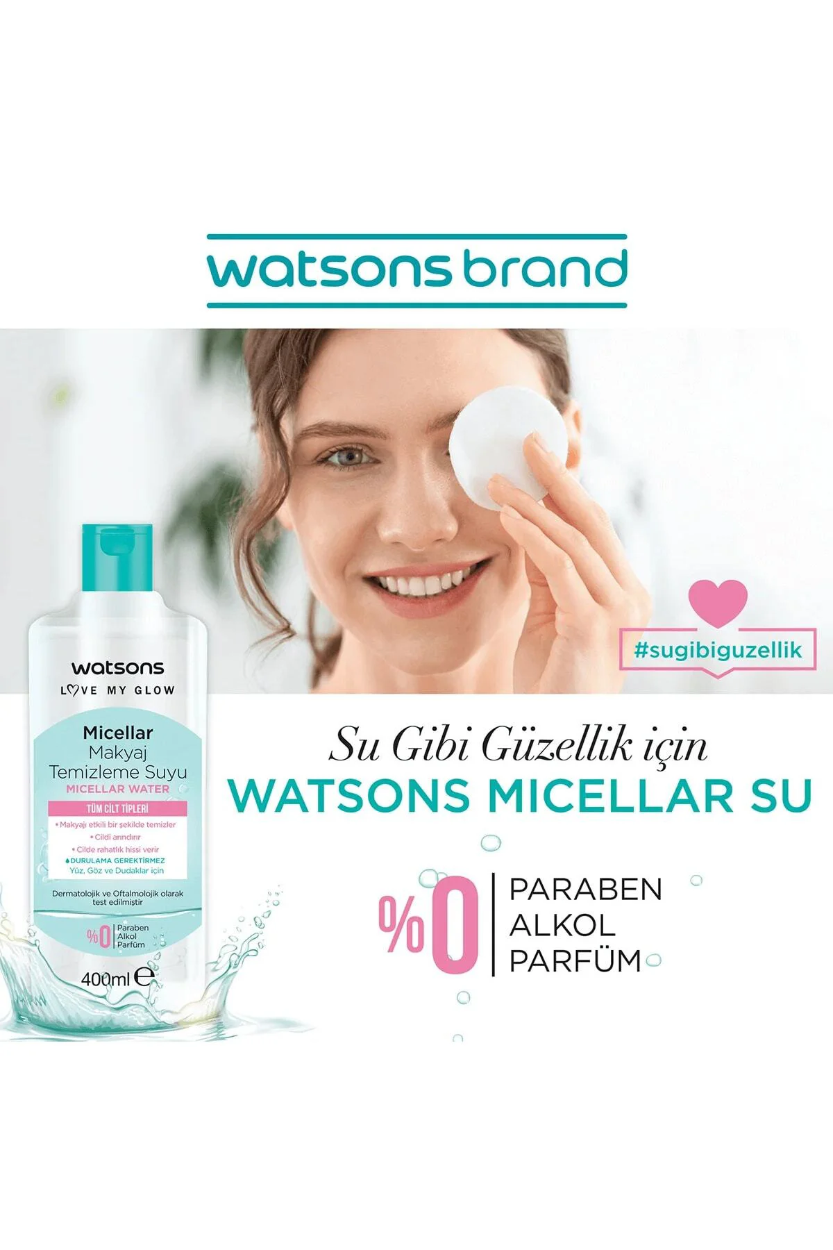 Makyaj Temizleyici Micellar Kusursuz Makyaj Temizleme Suyu 364Mseri Makyaj Temizleyici Micellar Kusursuz Makyaj Temizleme Suyu 364Mseri