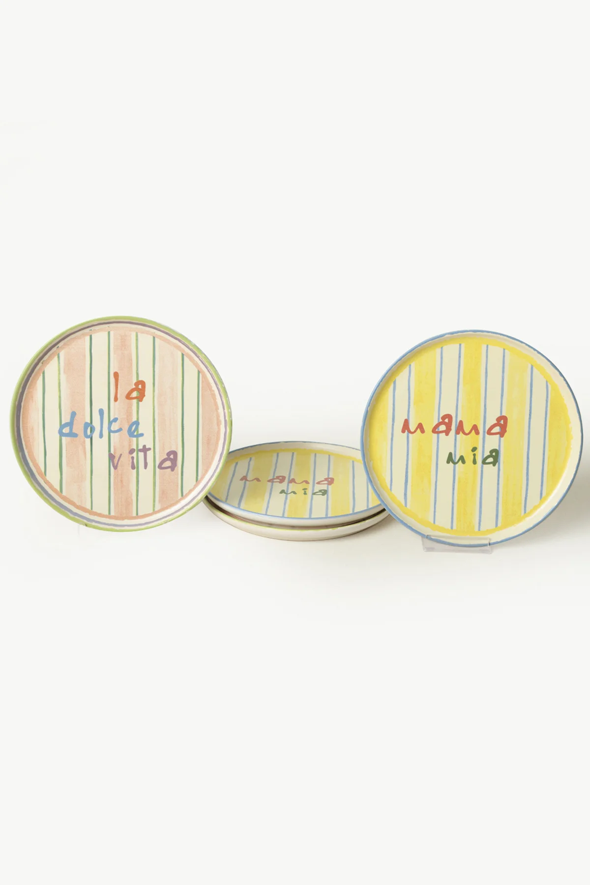 Mama Mia & La Dolce Vita Pasta Tabağı 22 Cm 4 Adet 22724-25