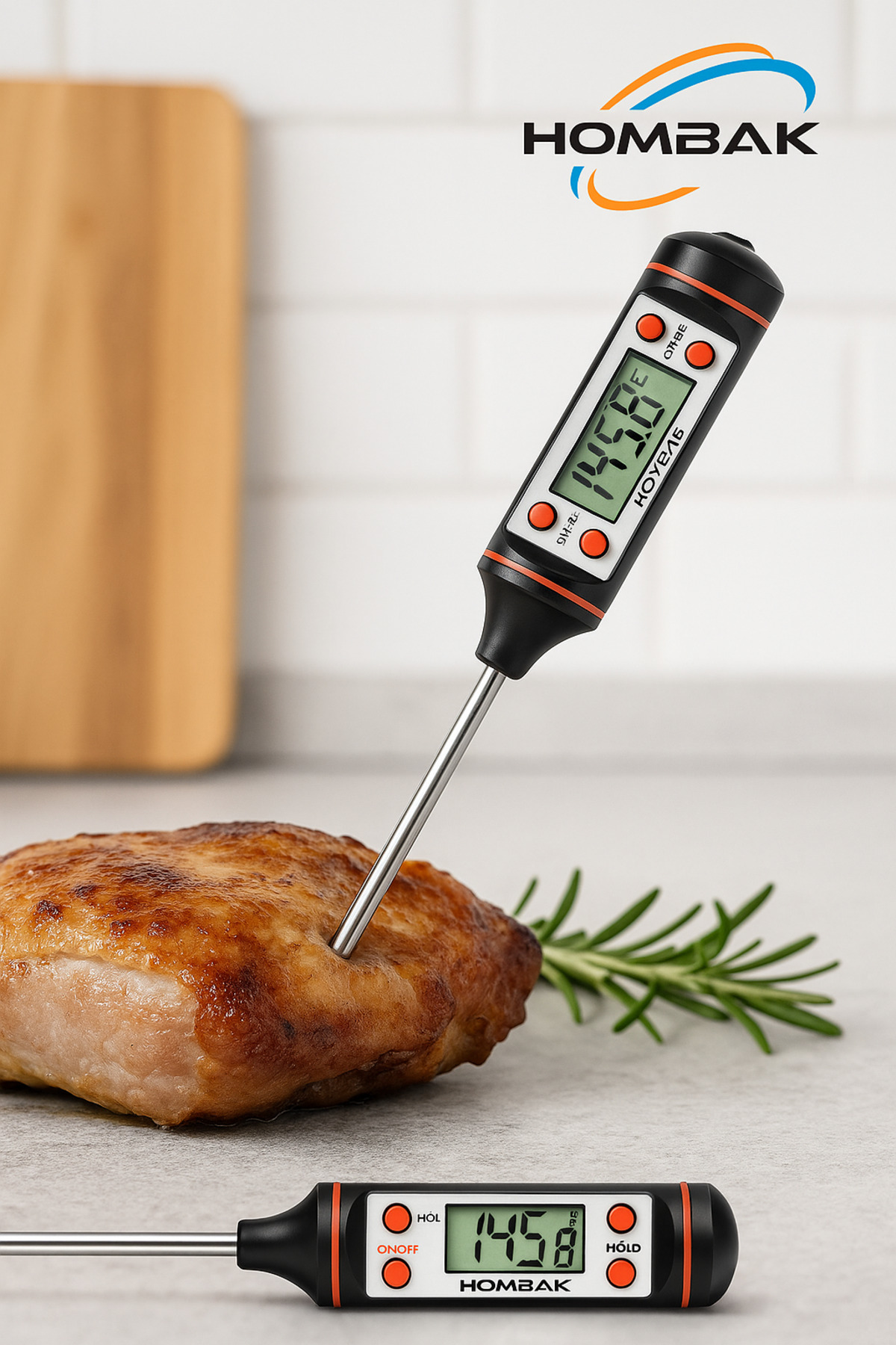 Mama Sıcaklık Ölçüm Süt Isı Ölçer Gıda Derece Ölçer Termometre Di